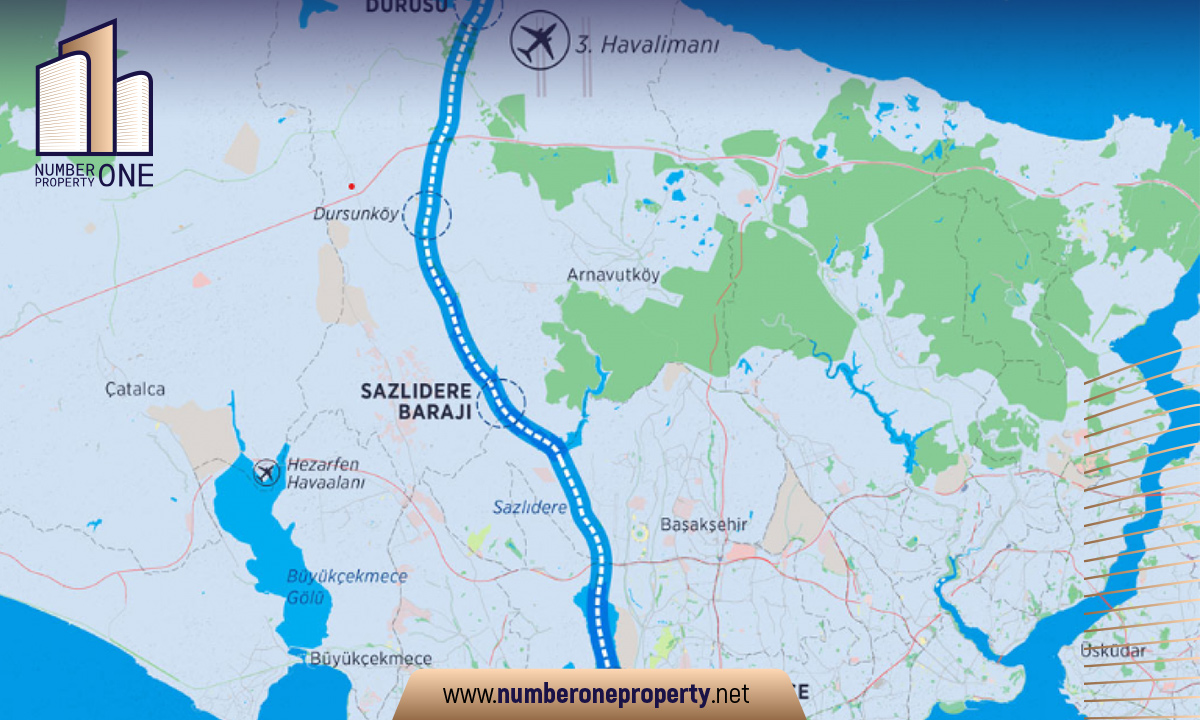 فوائد تملك العقارات قرب قناة إسطنبول المائية