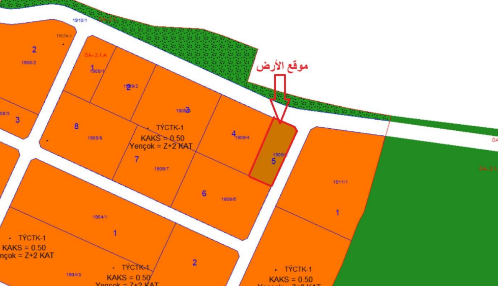 أرض  للبيع في أرناؤوط كوي - تاياكادين