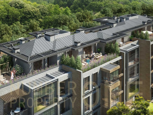 مشروع بجميع درجات اللون الأخضر