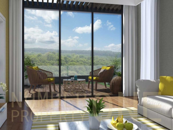 مشروع بجميع درجات اللون الأخضر