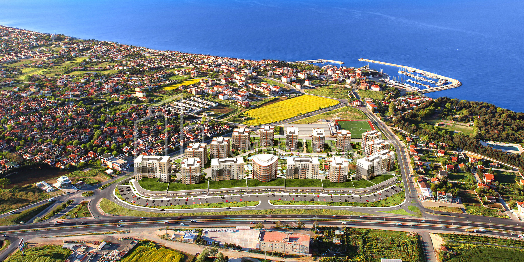 مشروع راقي بإطلالات بحرية