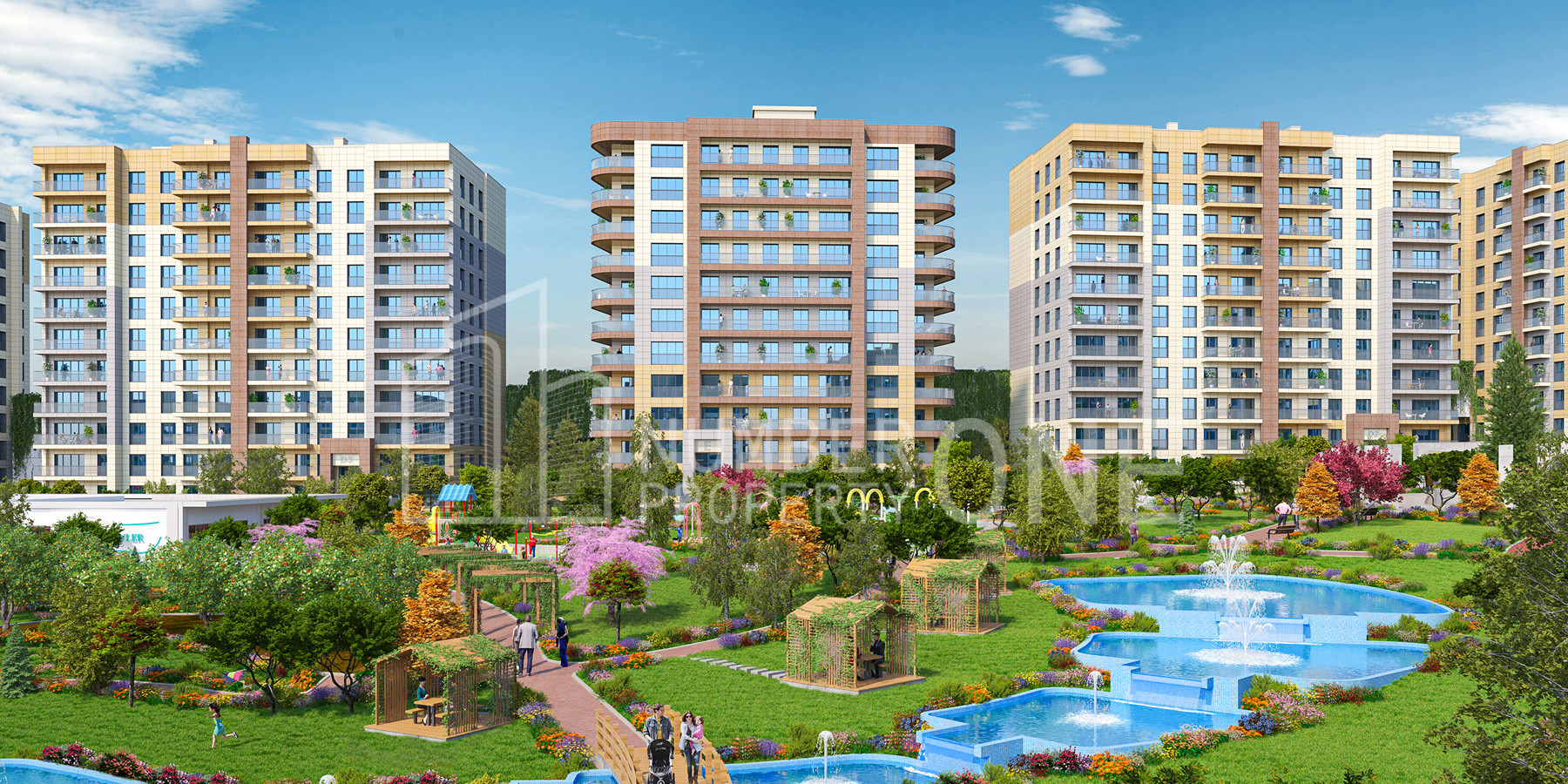 مشروع راقي بإطلالات بحرية