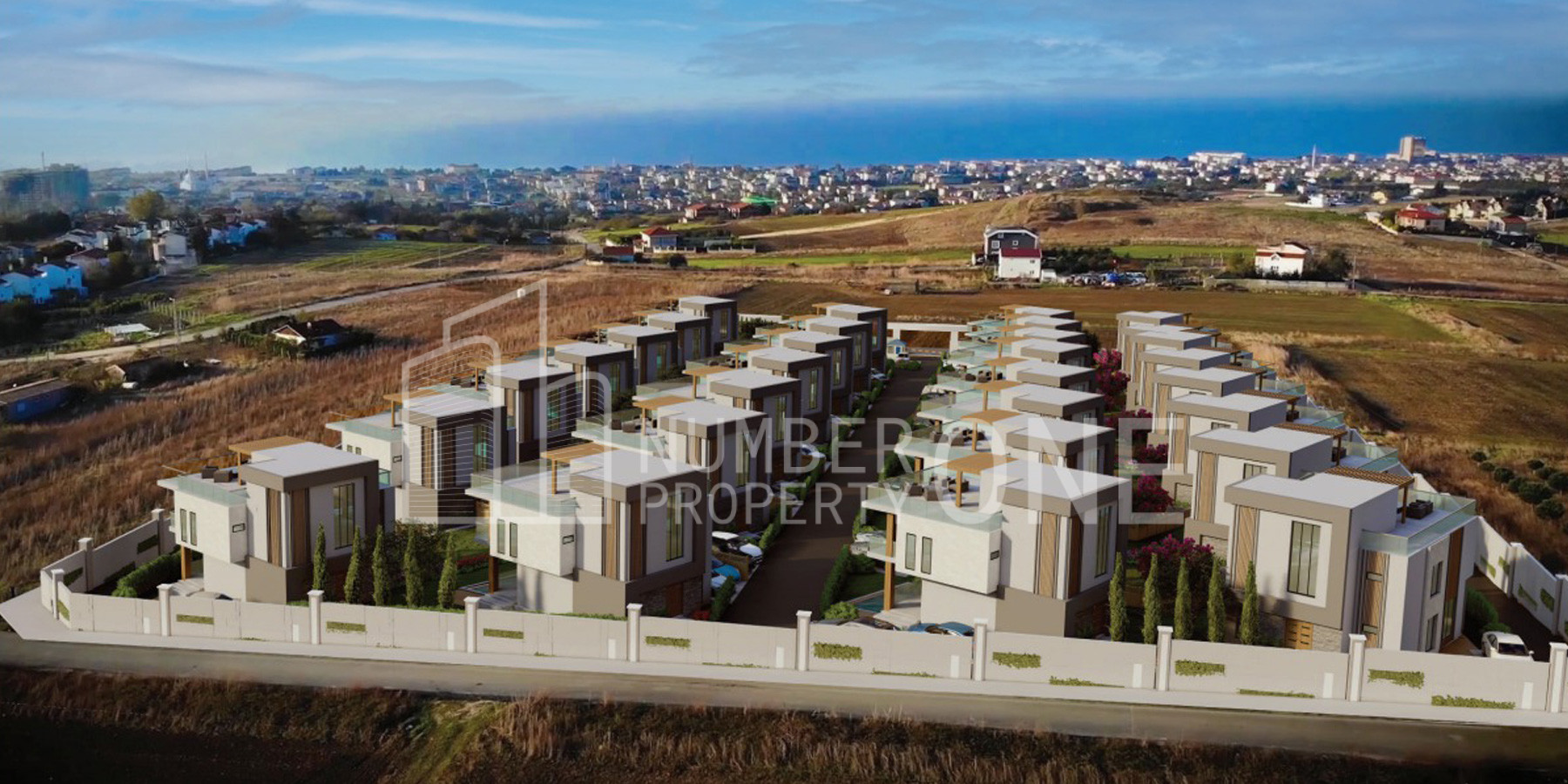 مجمع فلل فاخرة على الطراز الكلاسيكي