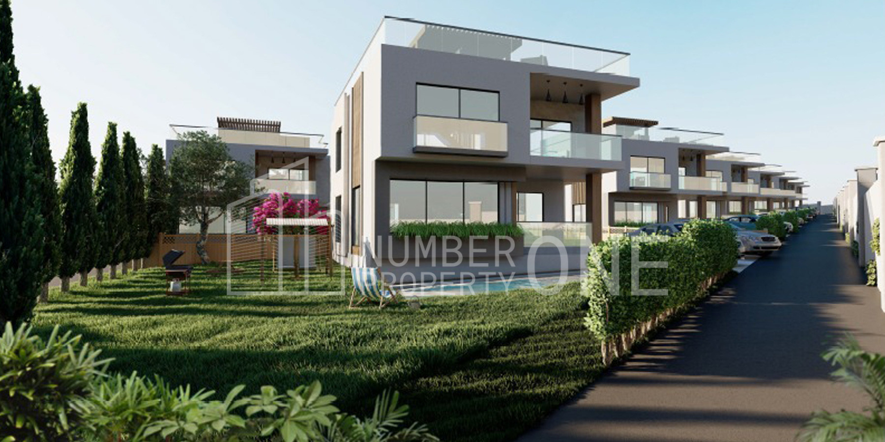 مجمع فلل فاخرة على الطراز الكلاسيكي