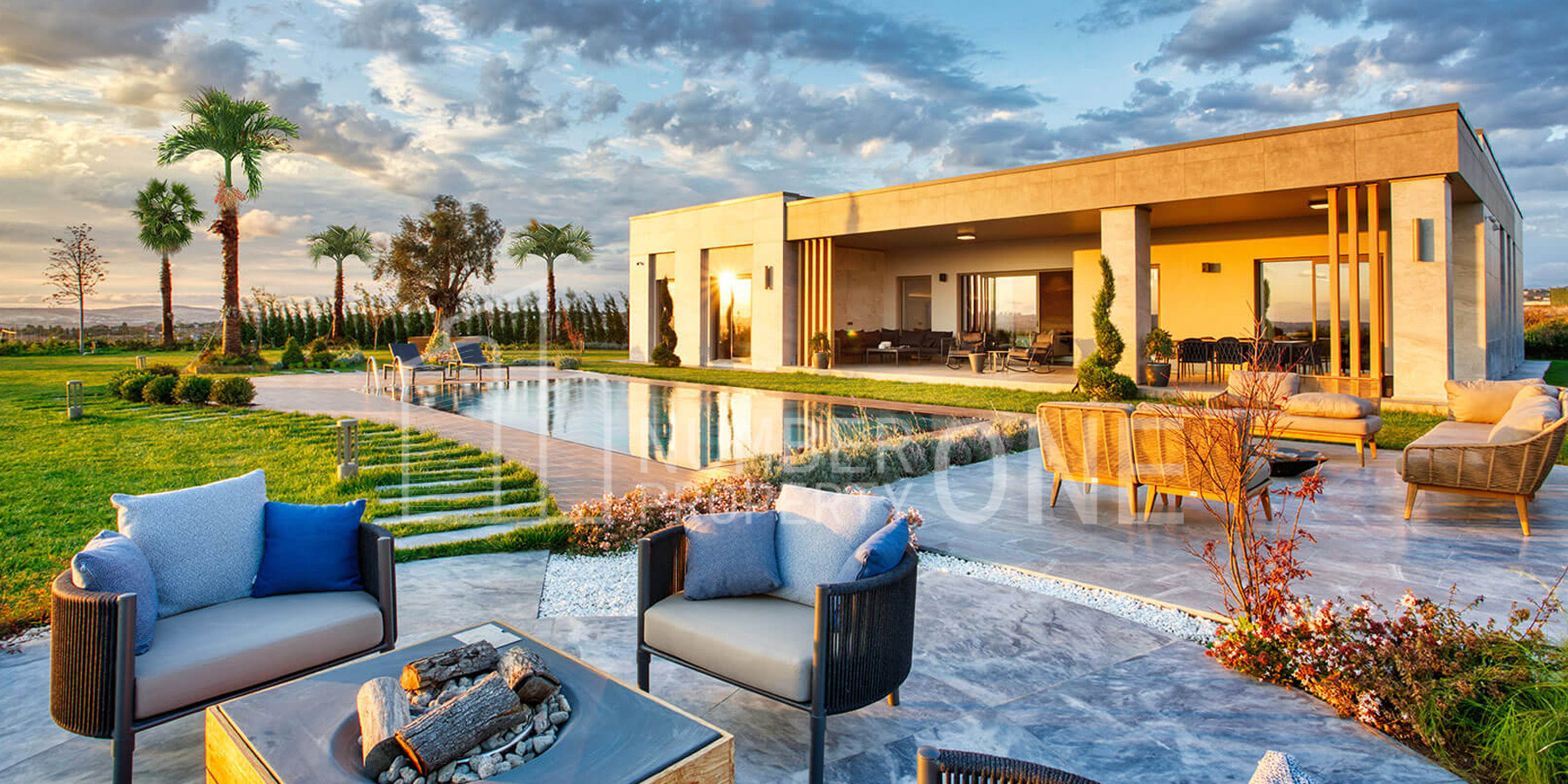 فيلات مطلة على البحر والبحيرة