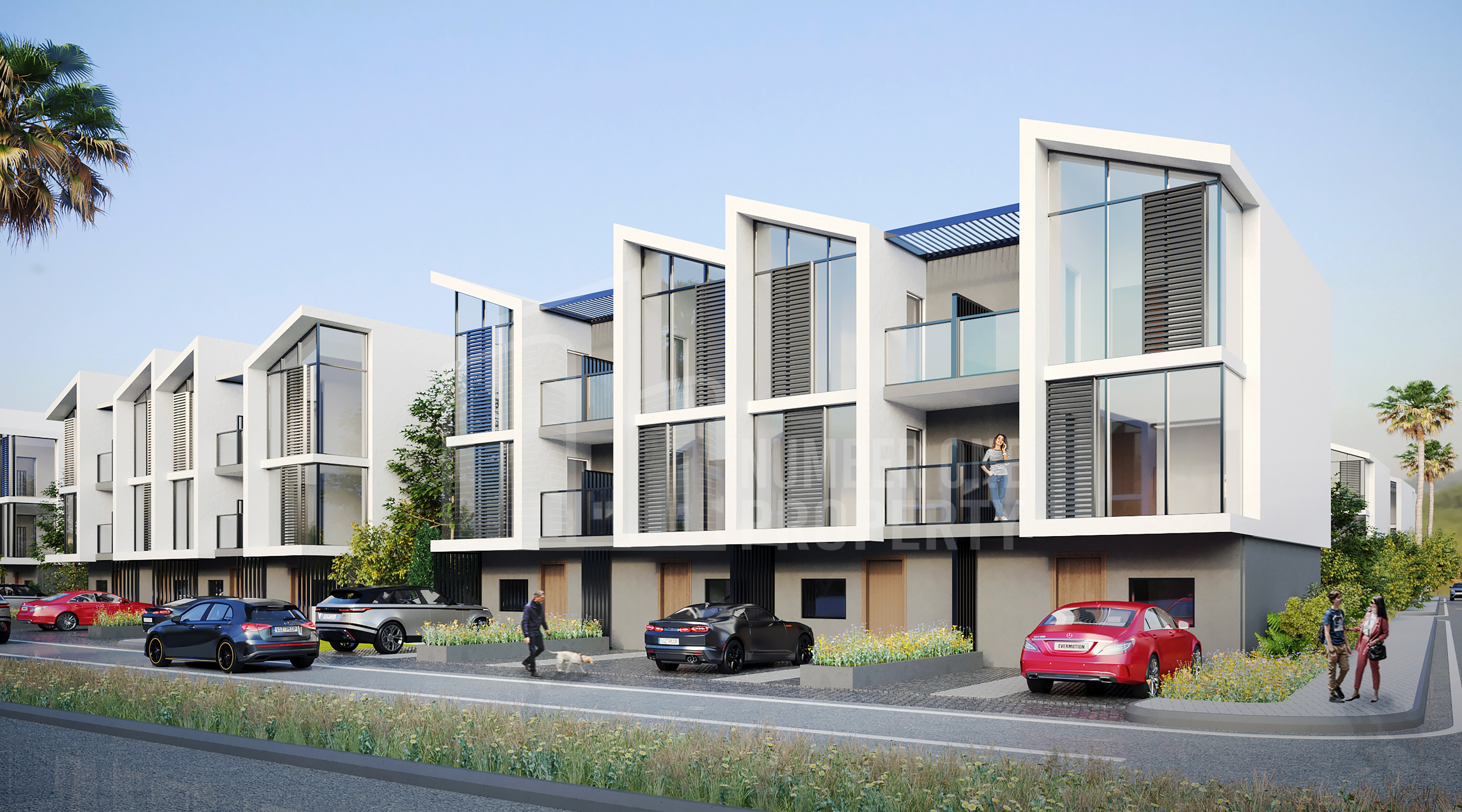 مجمع التاون هاوس على الطراز الإيطالي