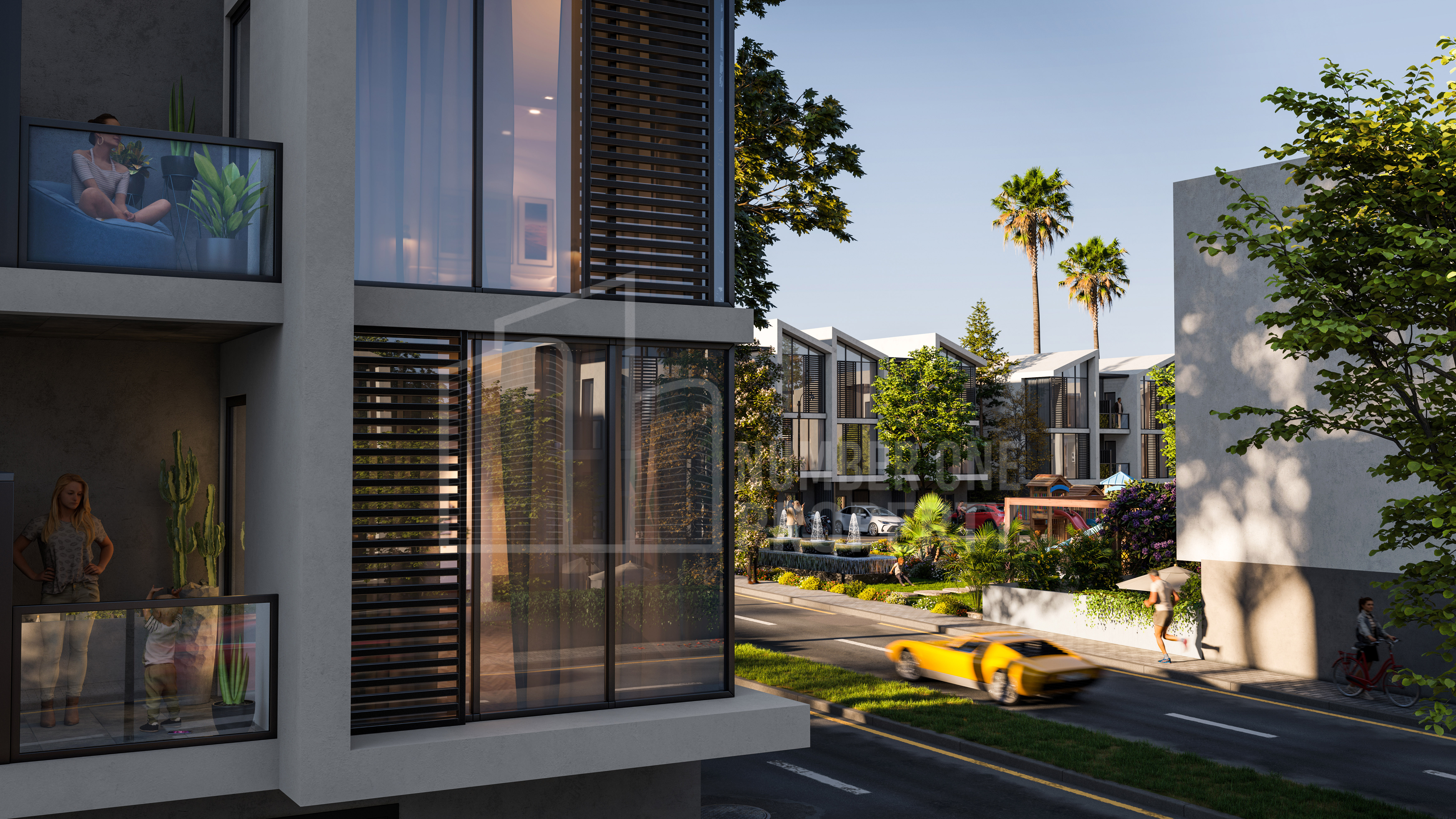 مجمع التاون هاوس على الطراز الإيطالي