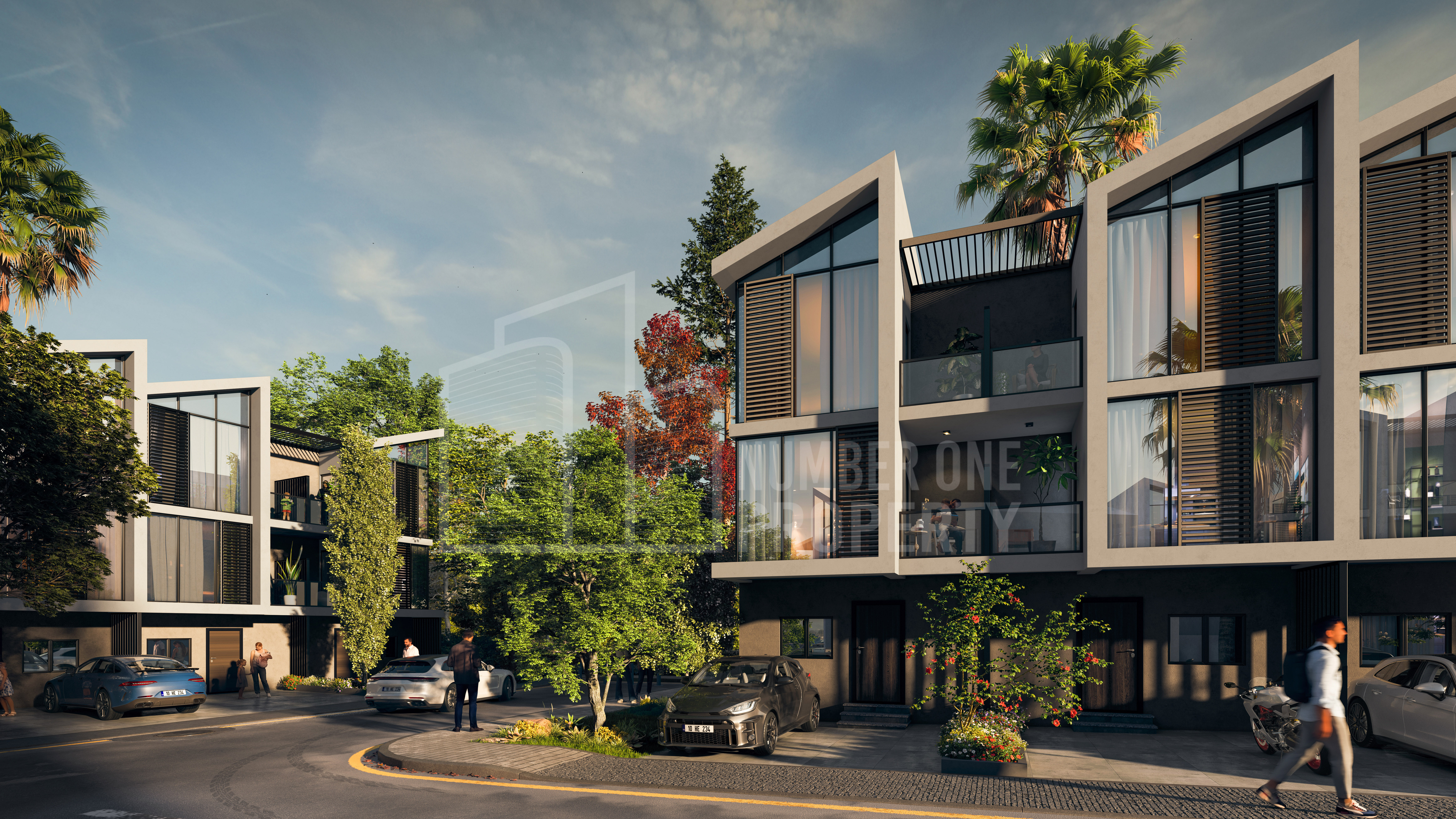 مجمع التاون هاوس على الطراز الإيطالي