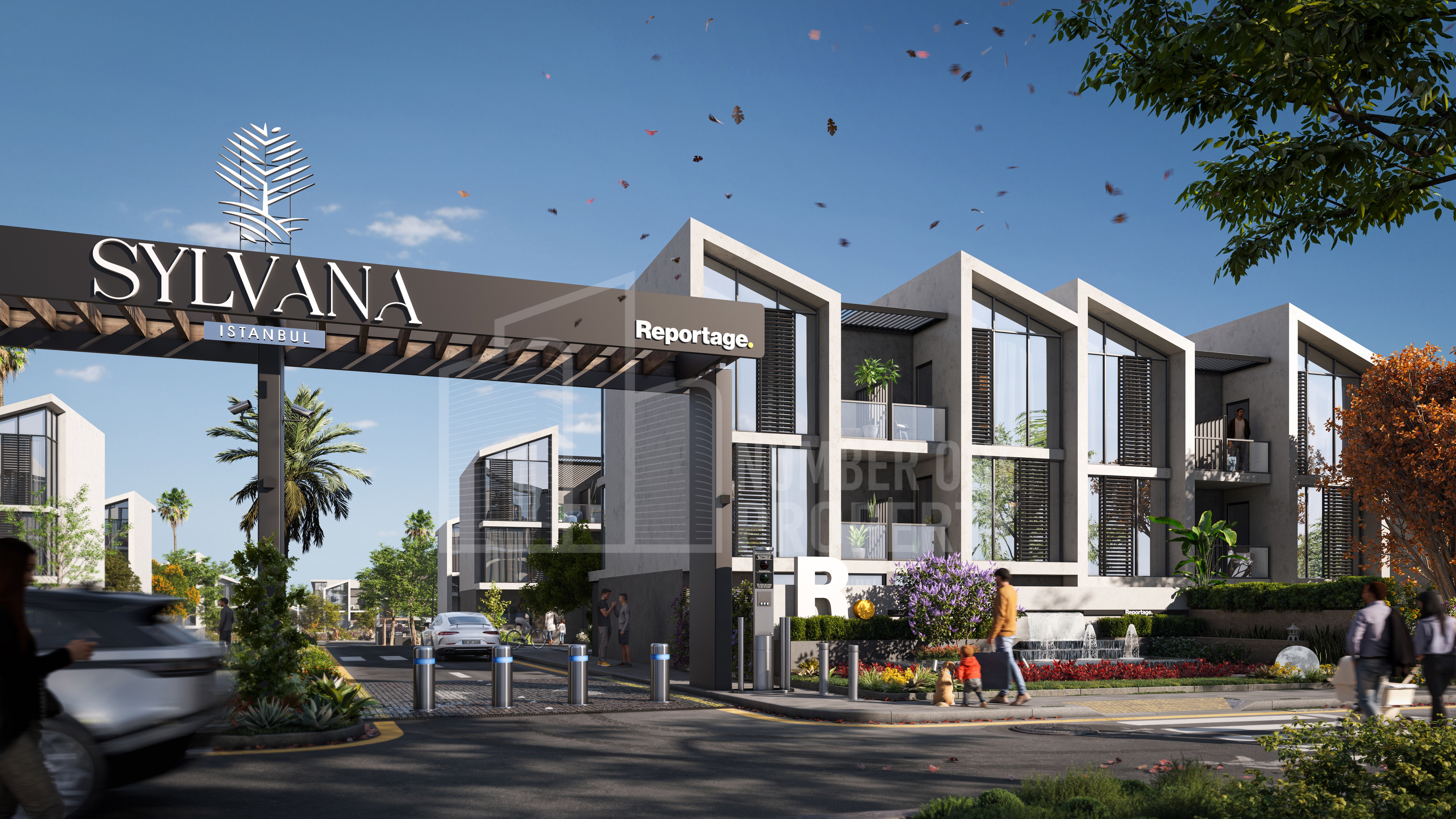 مجمع التاون هاوس على الطراز الإيطالي