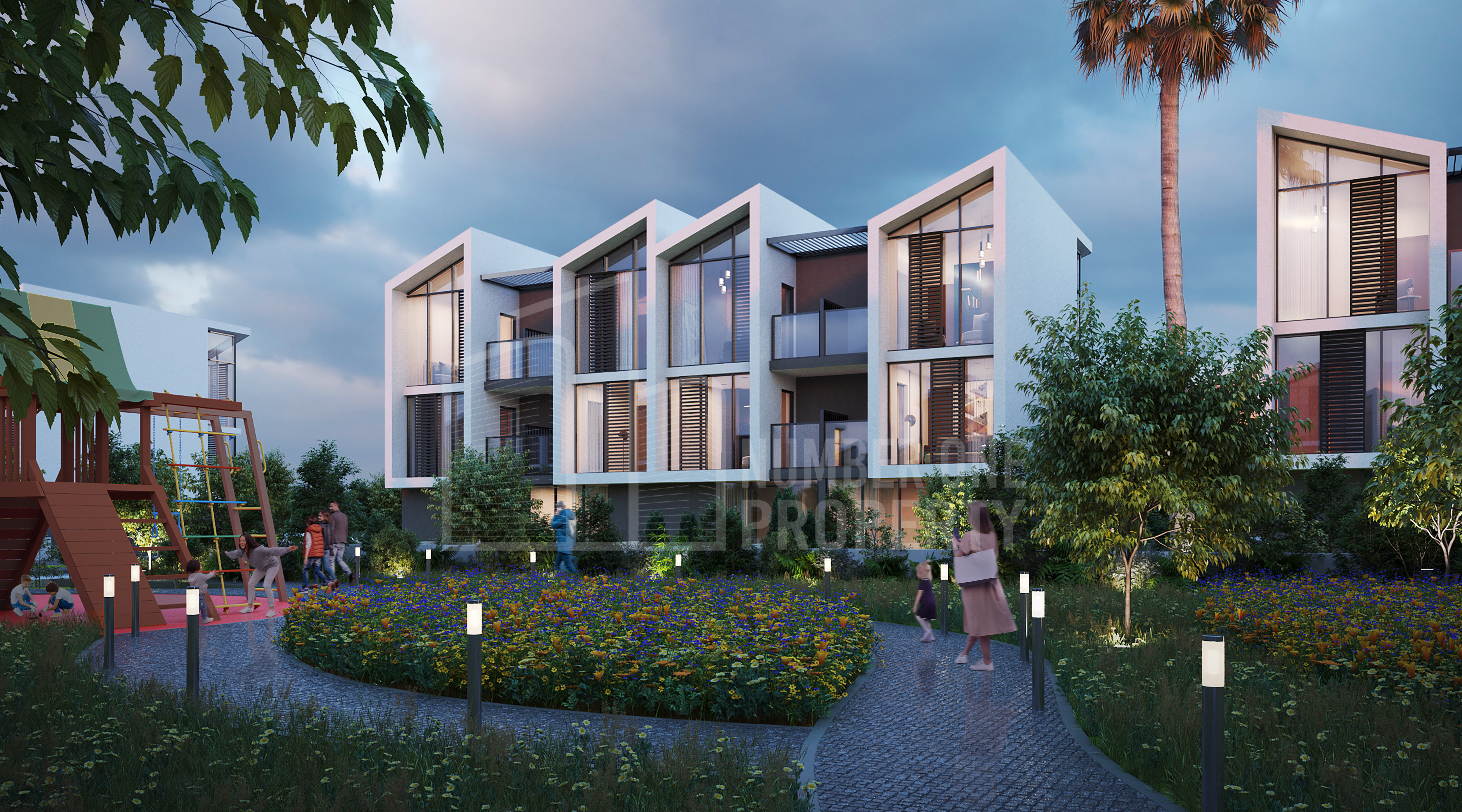 مجمع التاون هاوس على الطراز الإيطالي