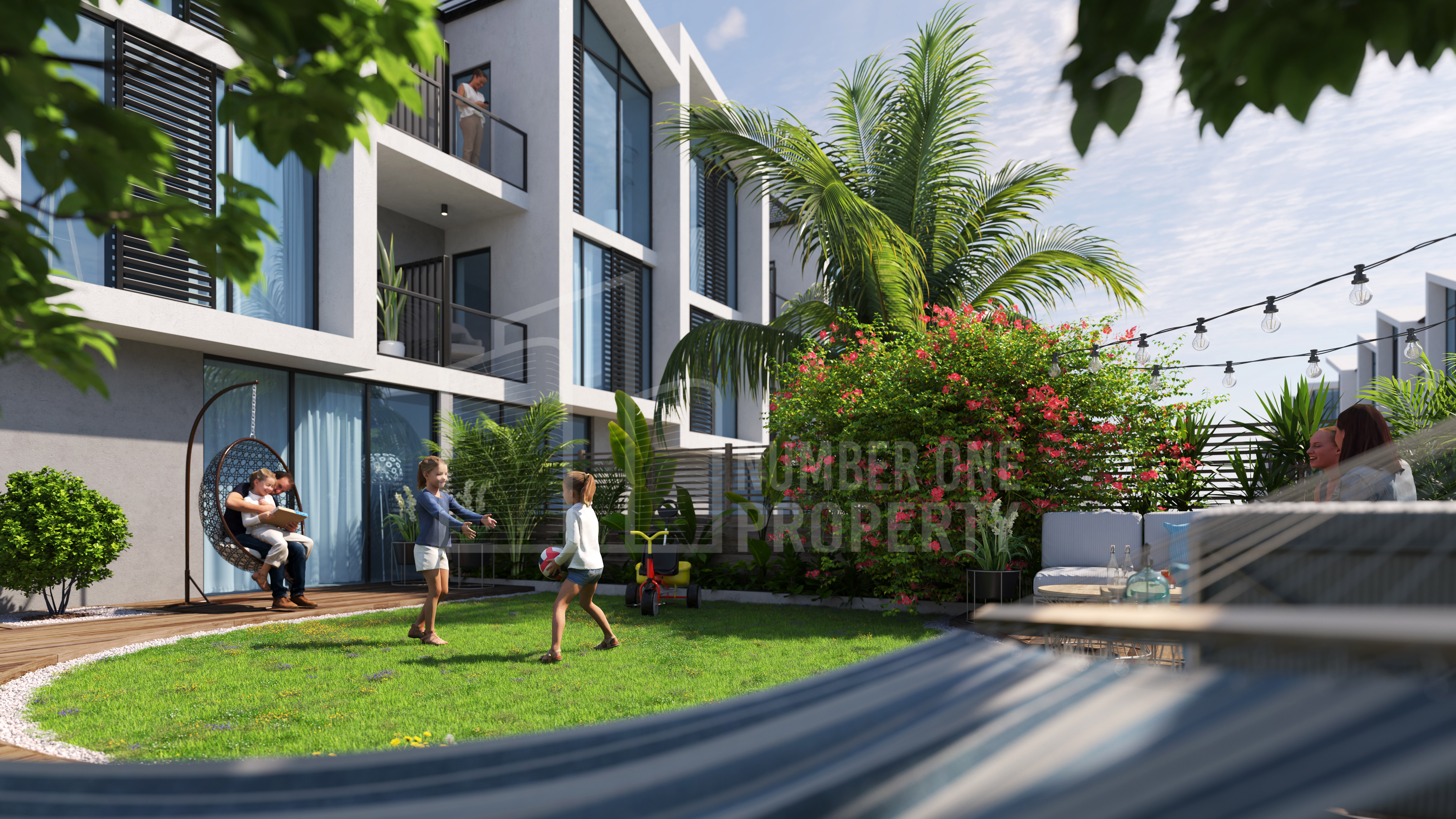 مجمع التاون هاوس على الطراز الإيطالي