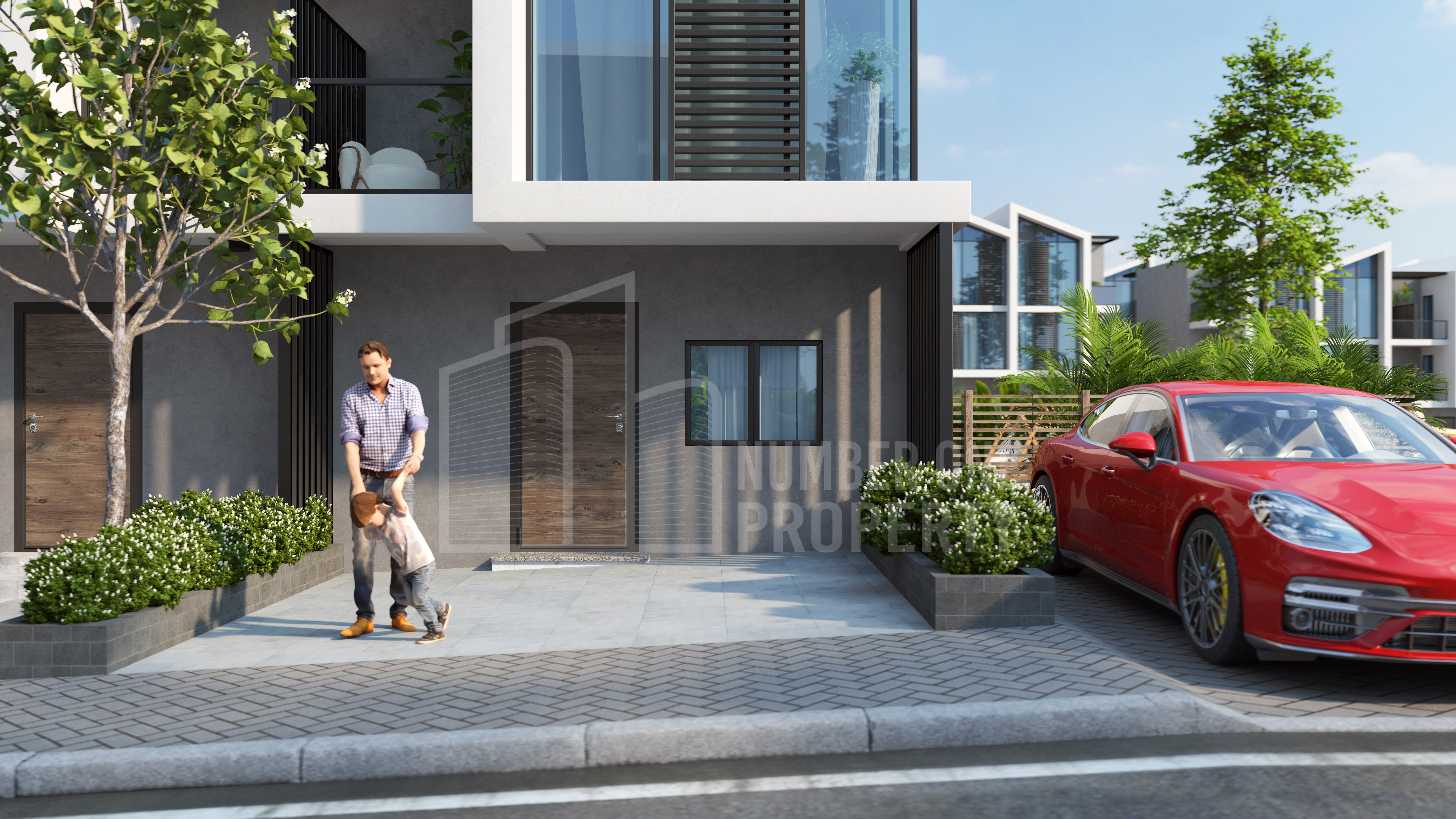 مجمع التاون هاوس على الطراز الإيطالي