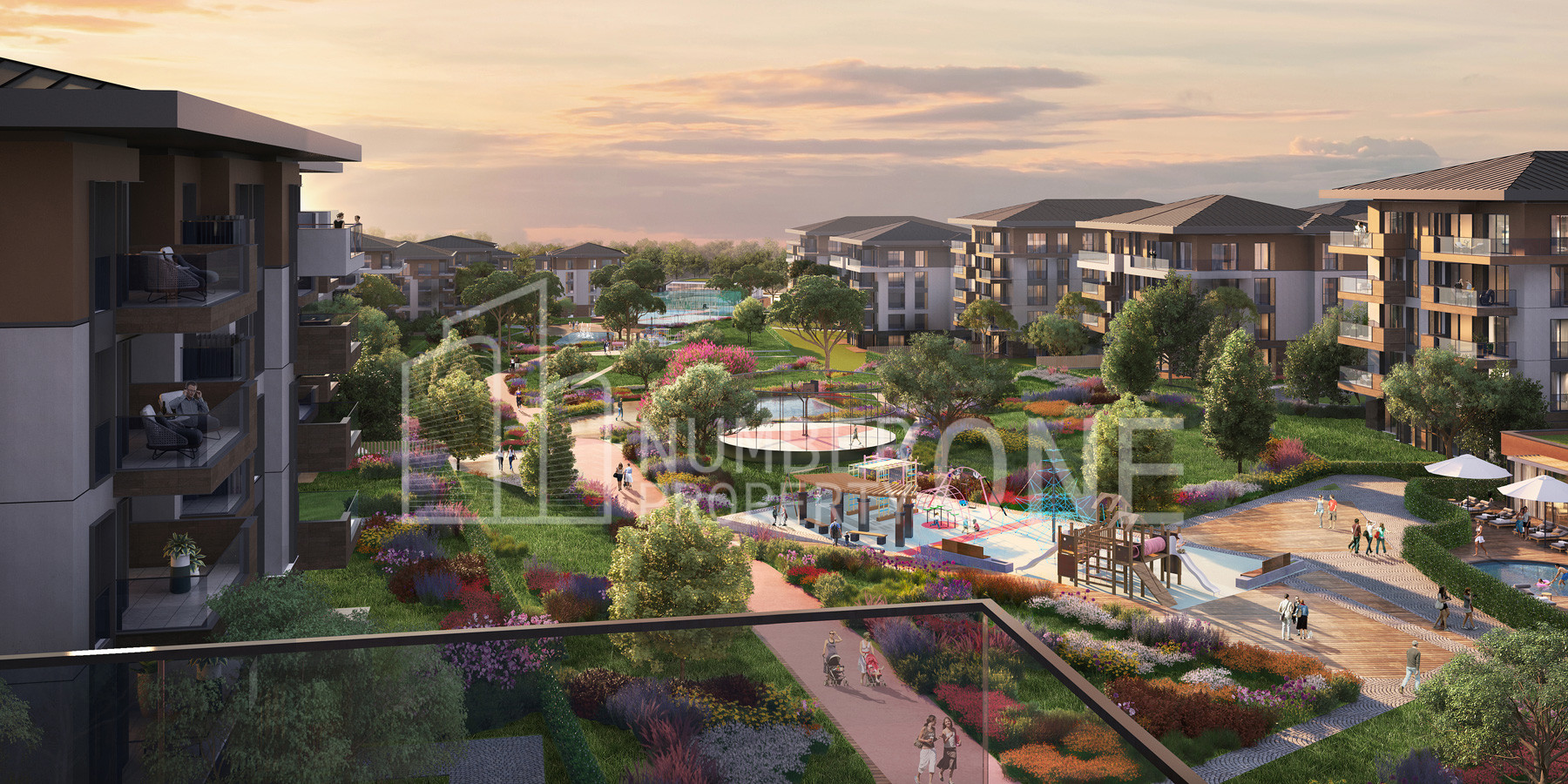 مشروع بكونسبت مدينة سكنية بخدمات ترفيهية وسط اسطنبول