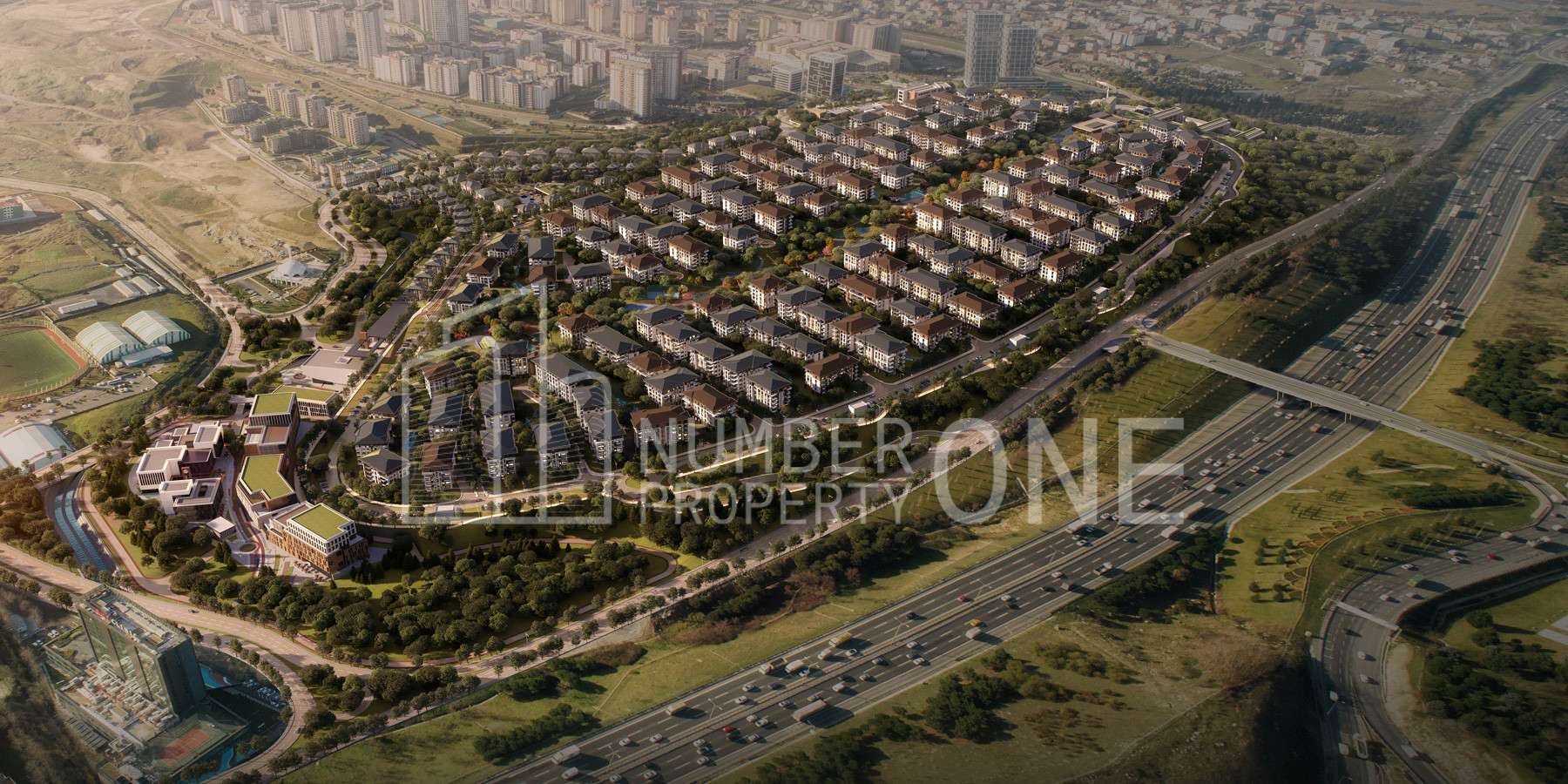 مشروع بكونسبت مدينة سكنية بخدمات ترفيهية وسط اسطنبول