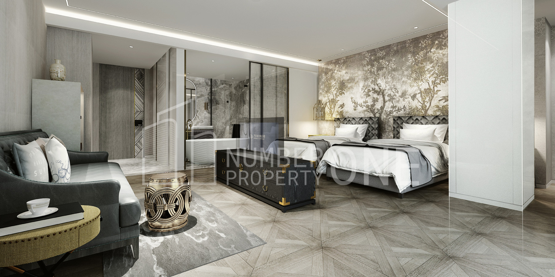 شقق فندقية فاخرة بعائد استثماري بالدولار