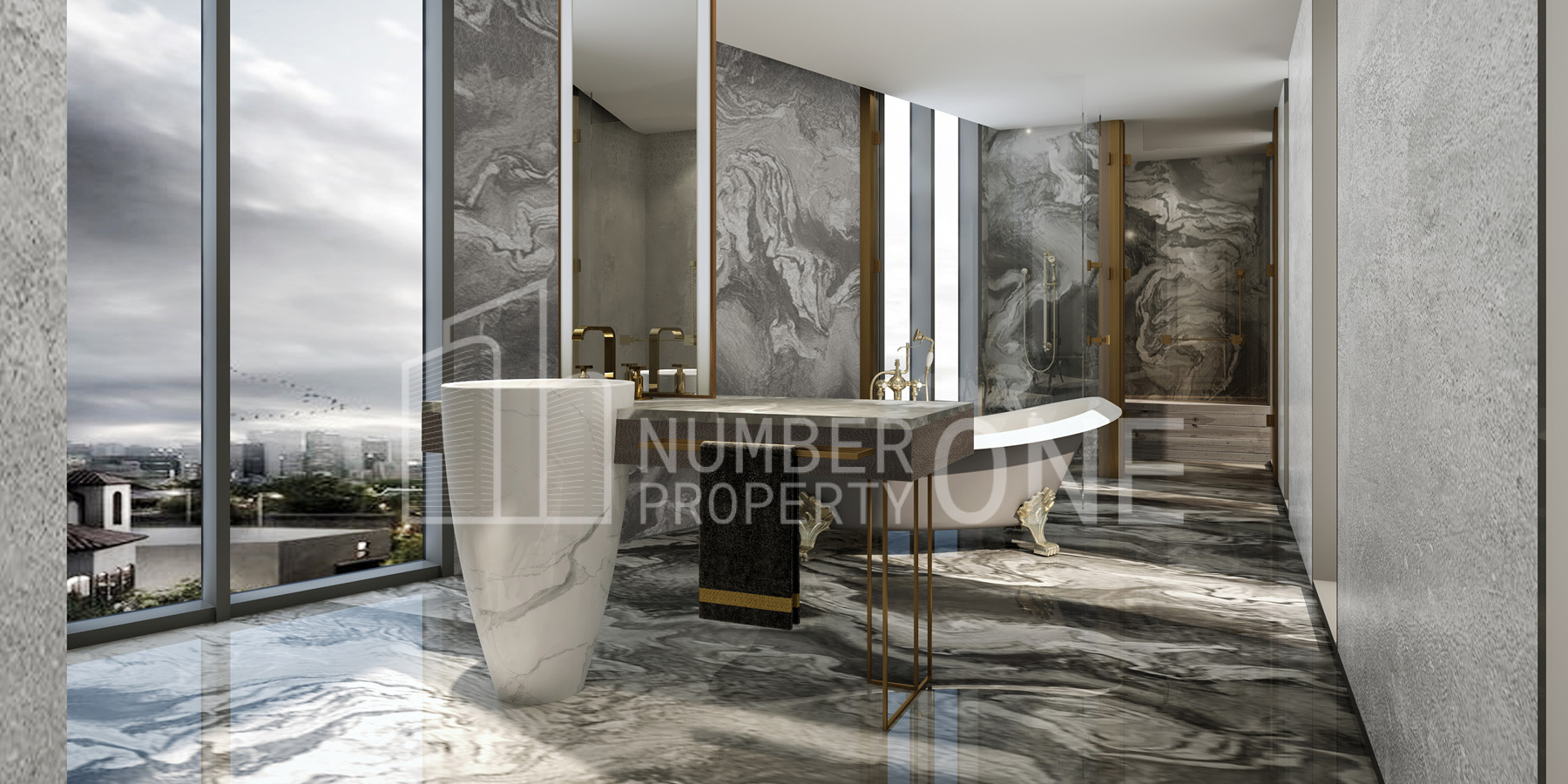 شقق فندقية فاخرة بعائد استثماري بالدولار