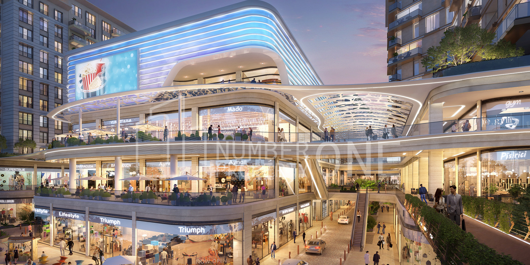 أضخم مشروع في زيتن بورنو اسطنبول