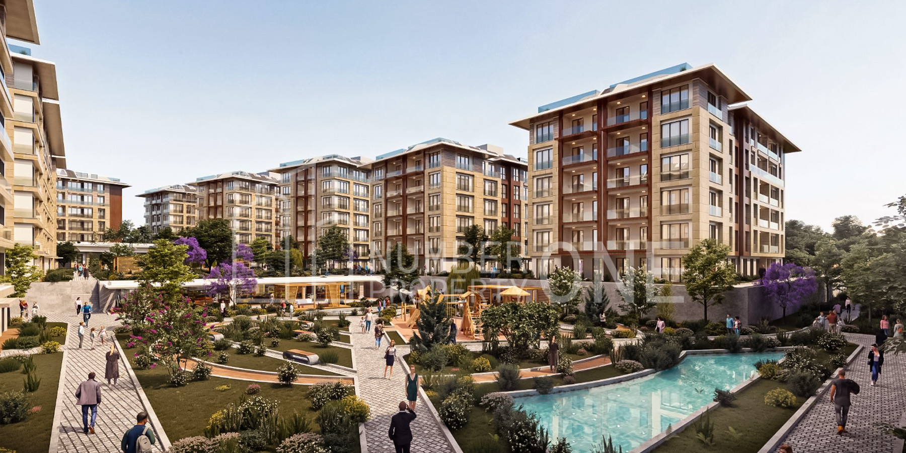 مشروع وسط اسطنبول بإطلالة على بحر مرمرة