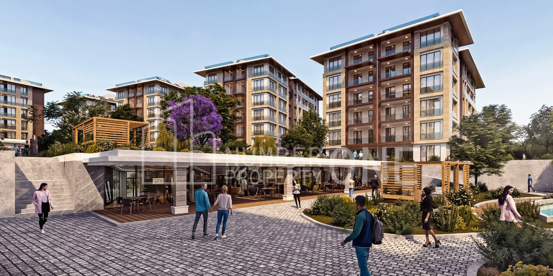 مشروع وسط اسطنبول بإطلالة على بحر مرمرة