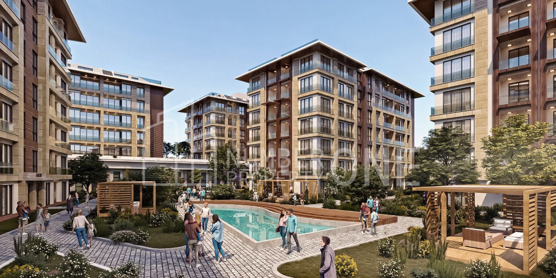 مشروع وسط اسطنبول بإطلالة على بحر مرمرة