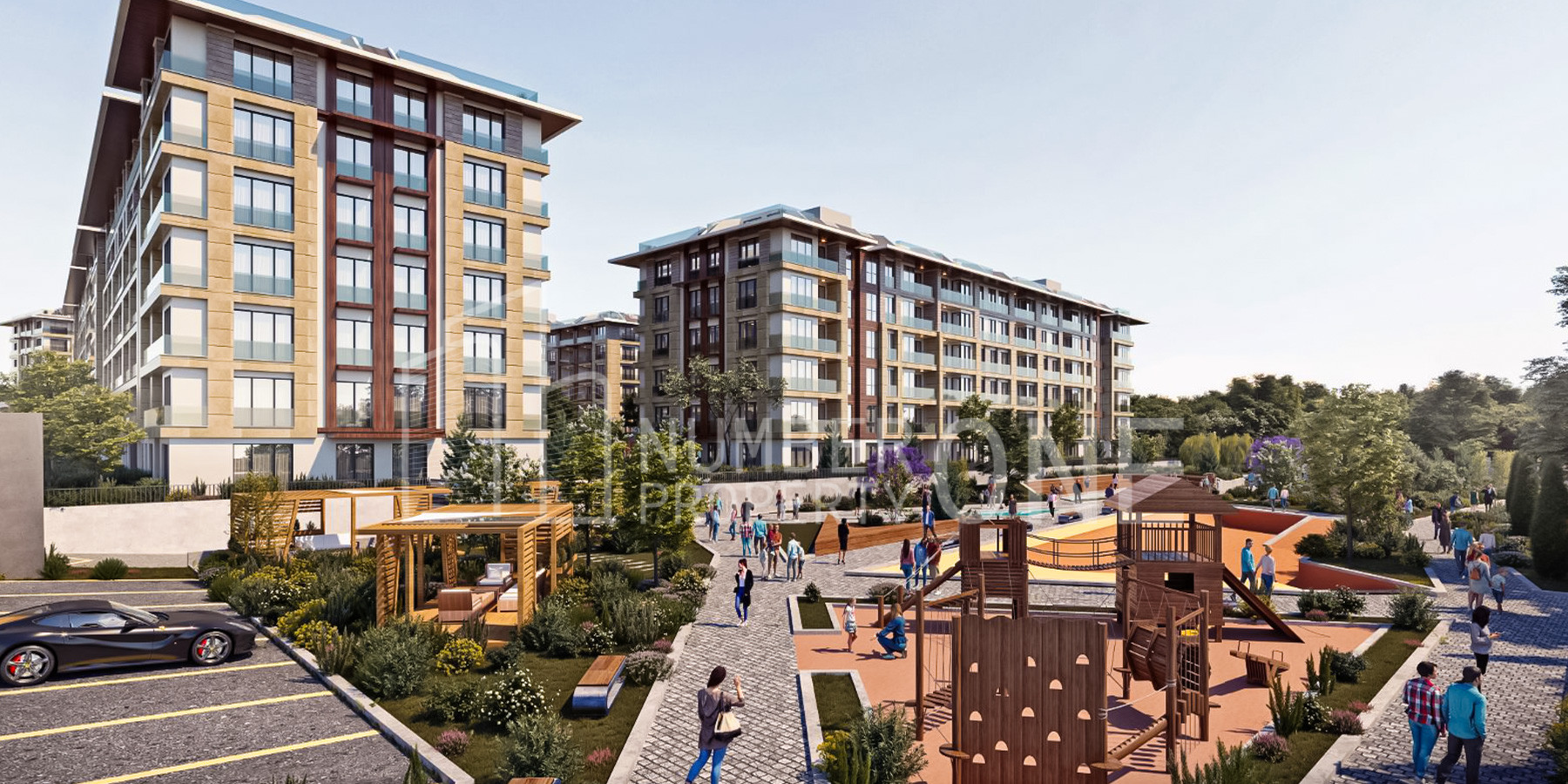 مشروع وسط اسطنبول بإطلالة على بحر مرمرة