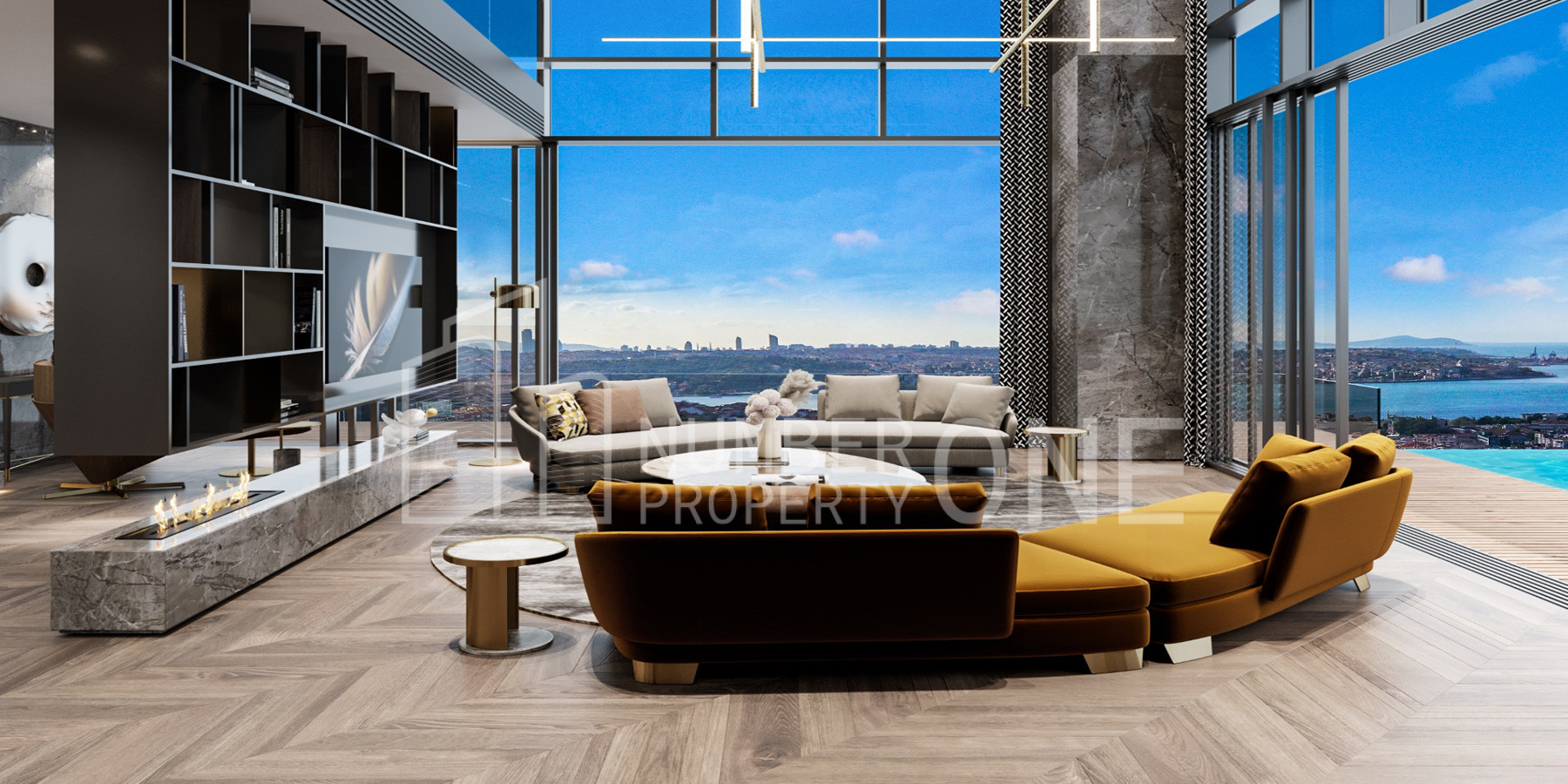 أفخر المشاريع المطلة على البوسفور