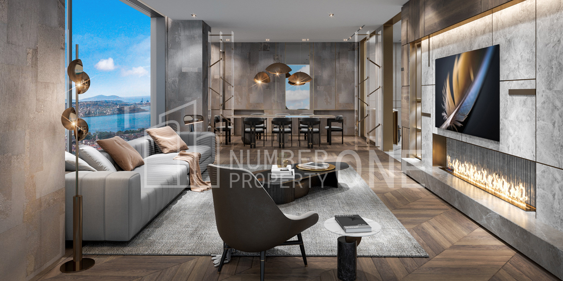 أفخر المشاريع المطلة على البوسفور