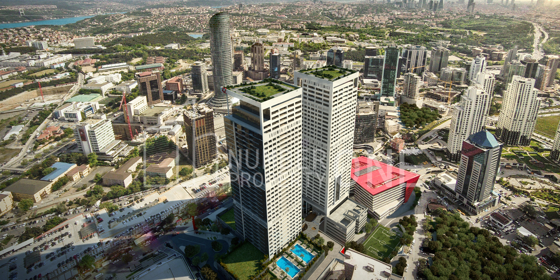 شقق بين الغيوم في قلب اسطنبول