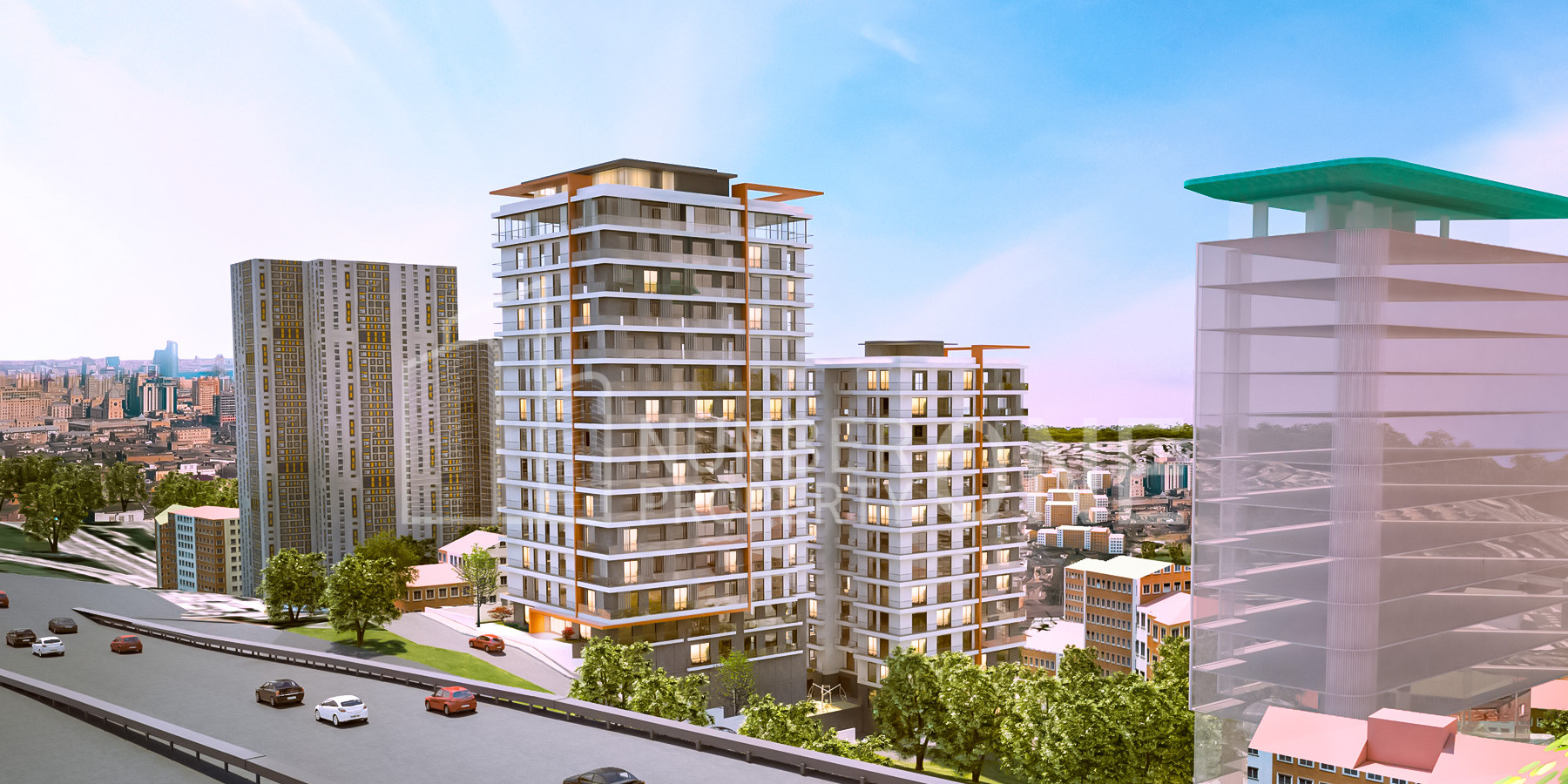 شقق استثمارية في مركز المدينة