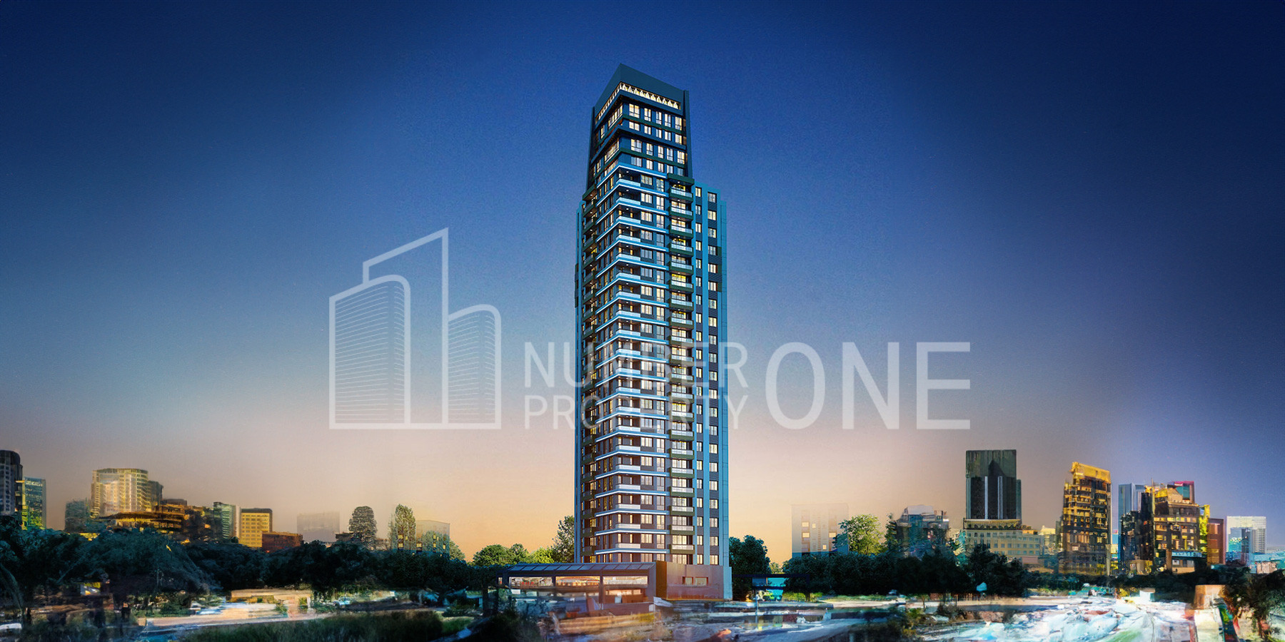 مشروع بإطلالات بانورامية على البحر وجزر الأميرات