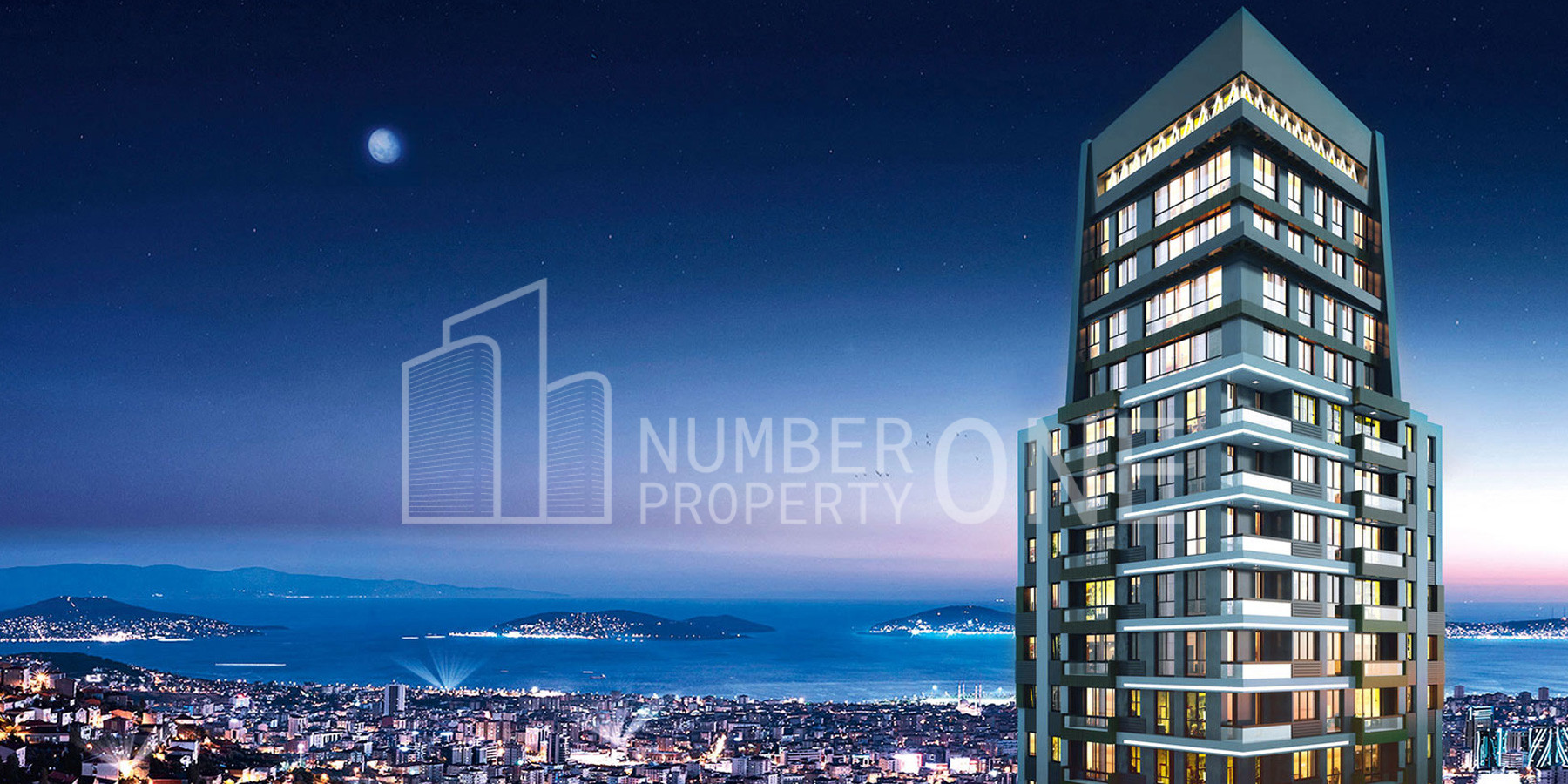 مشروع بإطلالات بانورامية على البحر وجزر الأميرات