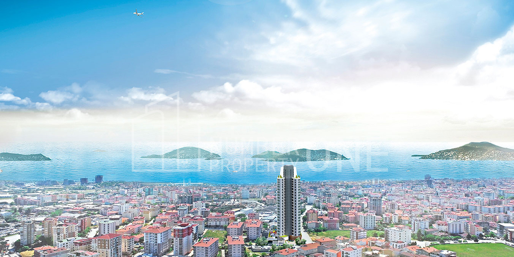 مشروع بإطلالات بانورامية على البحر وجزر الأميرات