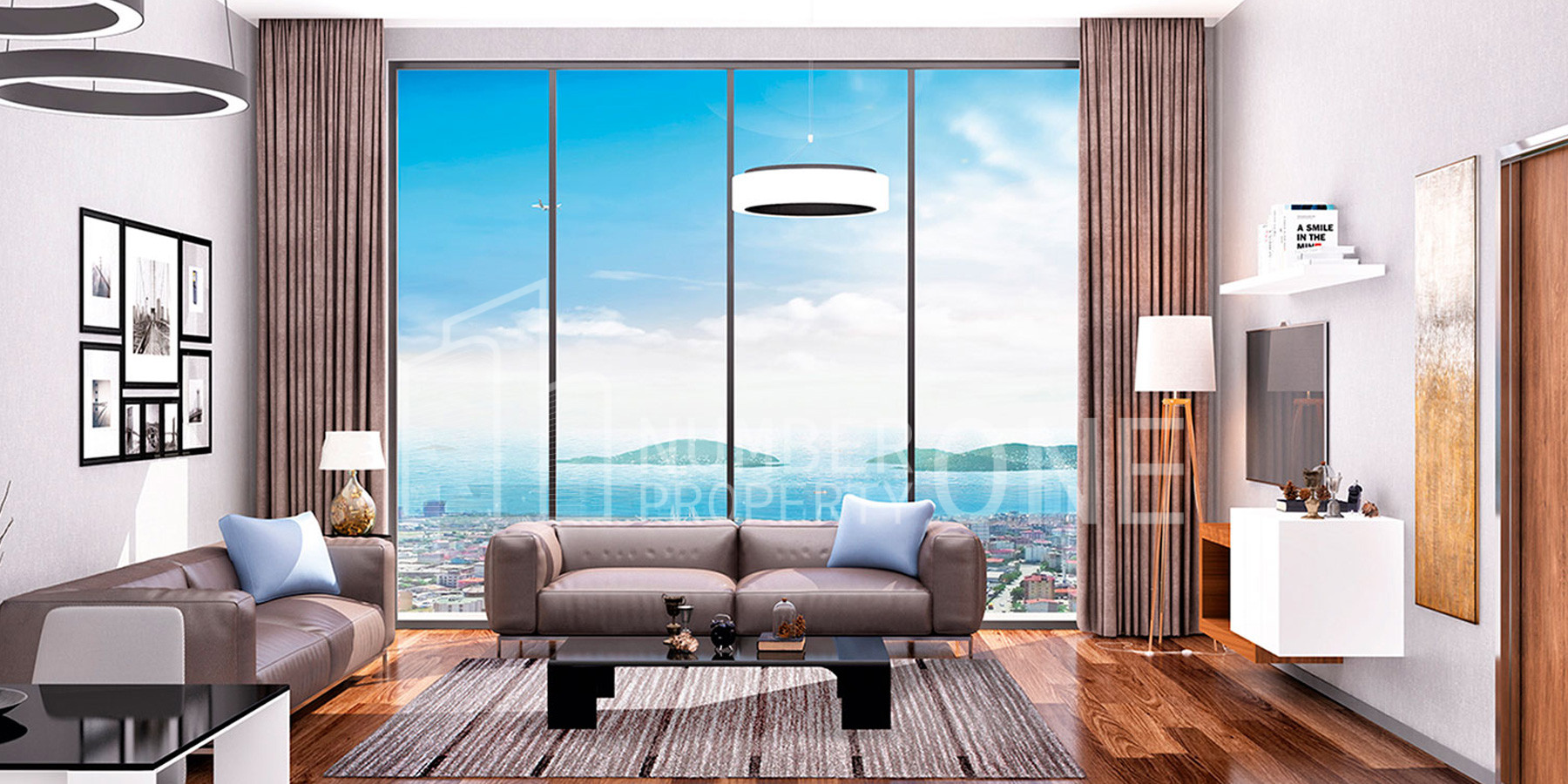 مشروع بإطلالات بانورامية على البحر وجزر الأميرات